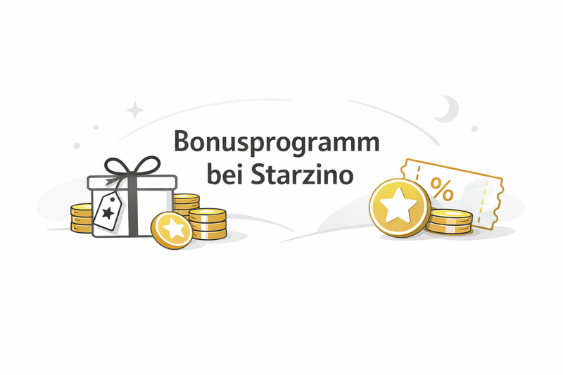 Bonusbereich auf der Casino-Websit